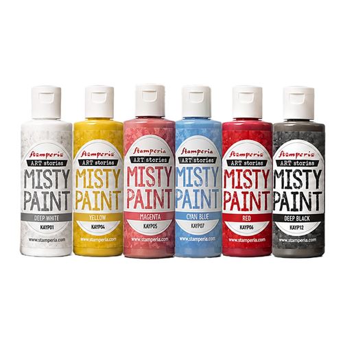 Misty Paint Selection 6 pcs Primary colors