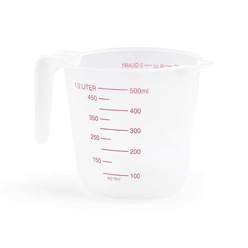 Misurino in plastica per sapone 500 ml