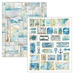 Mixed Media Book Edge of the Ocean  A4 Maxi