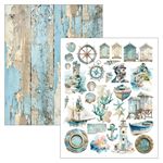 Mixed Media Book Edge of the Ocean  A4 Maxi