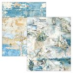 Mixed Media Book Edge of the Ocean  A4 Maxi