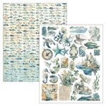 Mixed Media Book Edge of the Ocean  A4 Maxi
