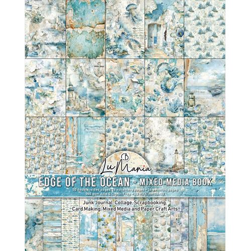Mixed Media Book Edge of the Ocean  A4 Maxi