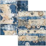 Mixed Media Book Urban Blue Denim A4 Maxi