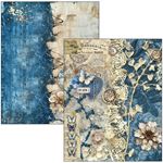 Mixed Media Book Urban Blue Denim A4 Maxi