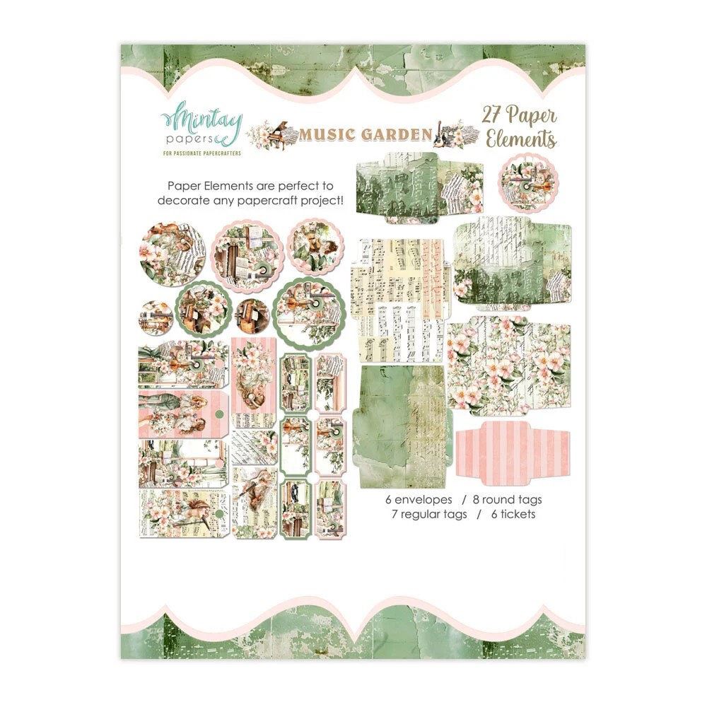 Music Garden Mintay Paper Elements