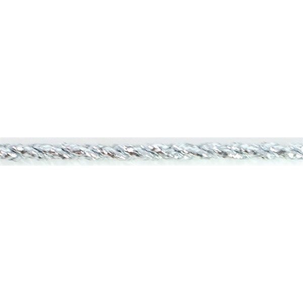 Nastro Cord Lurex Argento