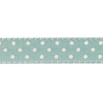 Nastro Dots Acquamarina con Pois