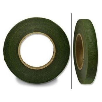 Nastro Guttaperca verde scuro adesivo