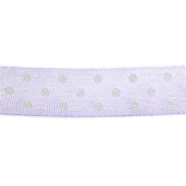 Nastro Lilla a Pois