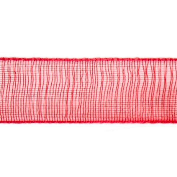 Nastro Organza Rosso 1 cm