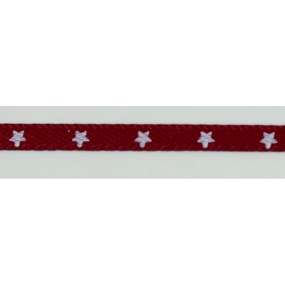 Nastro Stellina Rosso 3mm