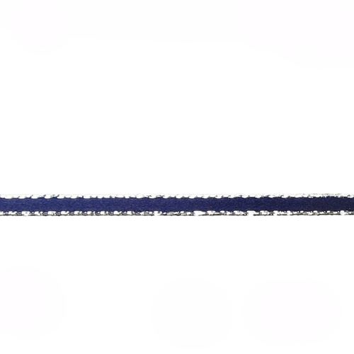 Nastro Tessuto Blu e Argento 7 mm