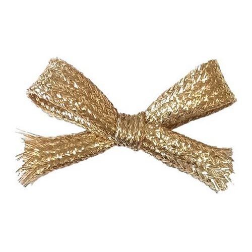 Nastro Tubolare Piatto Glamour Oro