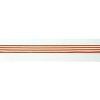 Nastro a righe arancio e bianco