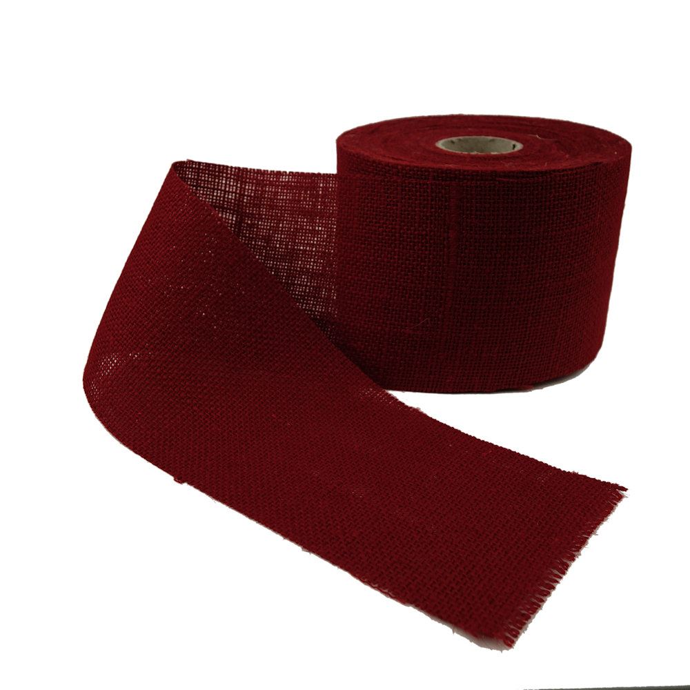 Nastro in Juta Rosso