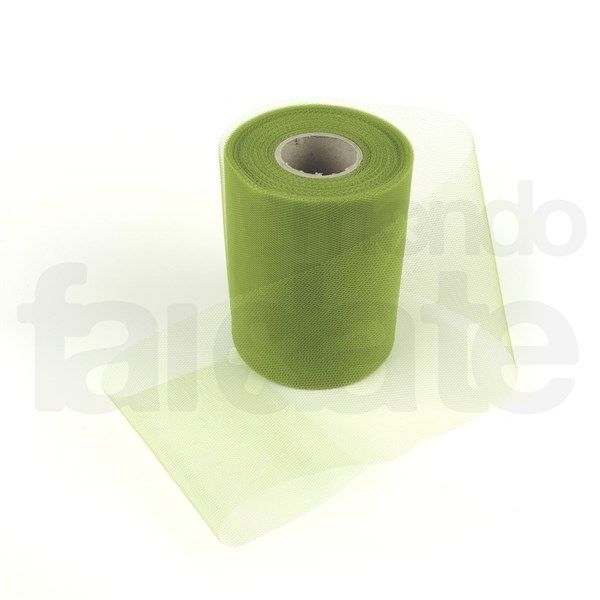 Nastro in Tulle Avorio Floccato - Mondo Fai da Te Nastro in Tulle Avorio Floccato - Mondo Fai da Te