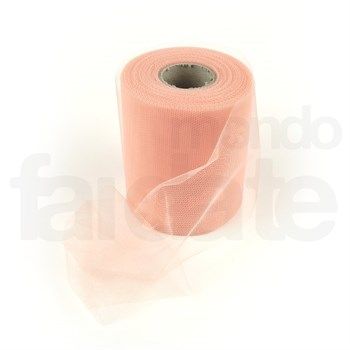 Nastro in Tulle colore Pesca