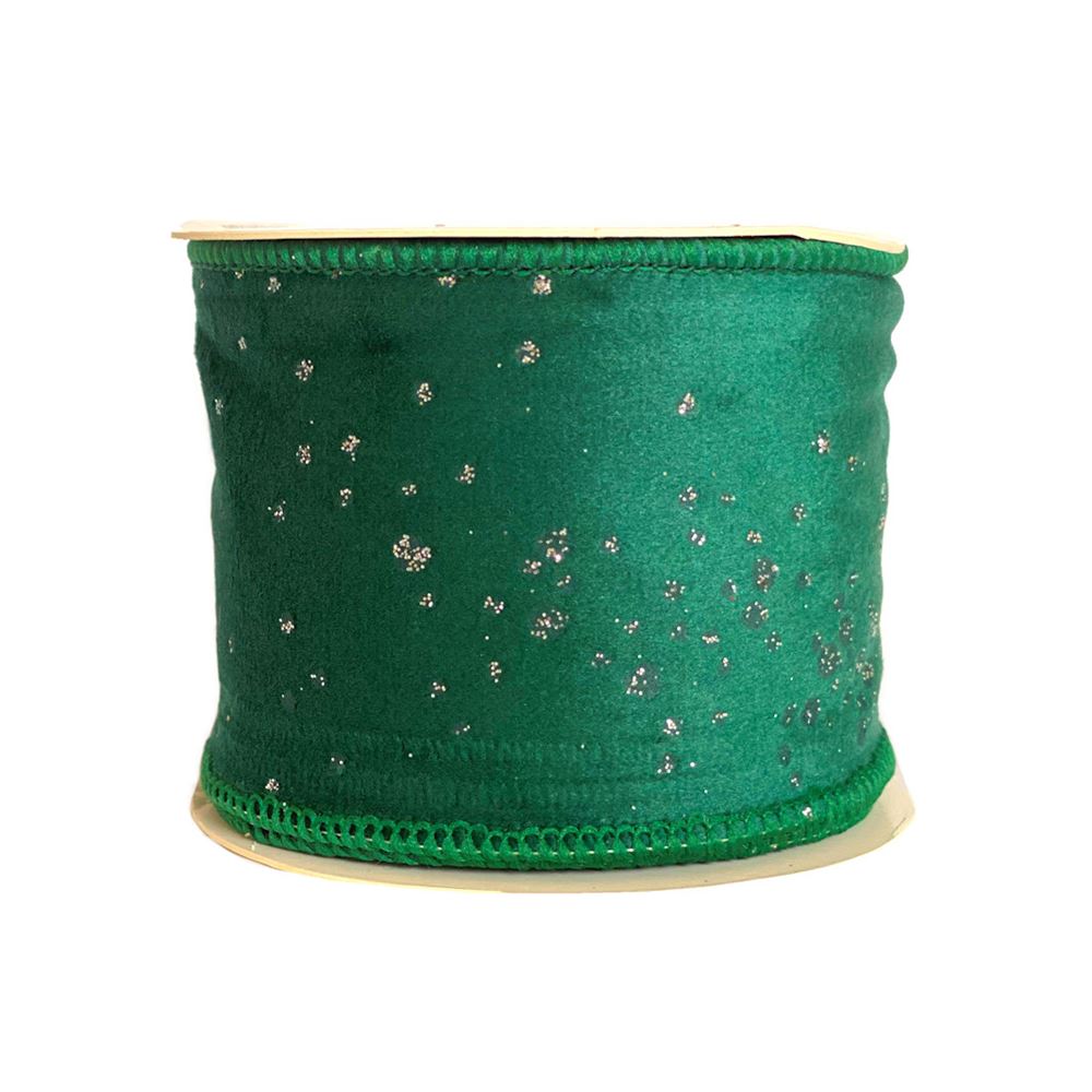 Nastro Di Velluto Verde, 15 Metri, Larghezza 3/8 Di Pollice – Perfetto Per Regali, Fiocchi Per Capelli E Decorazioni Fai Da Te