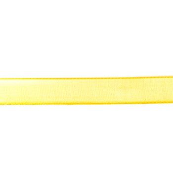 Nastro organza giallo 1 cm