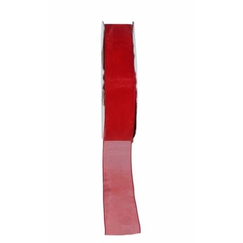 Nastro organza rosso 2 cm