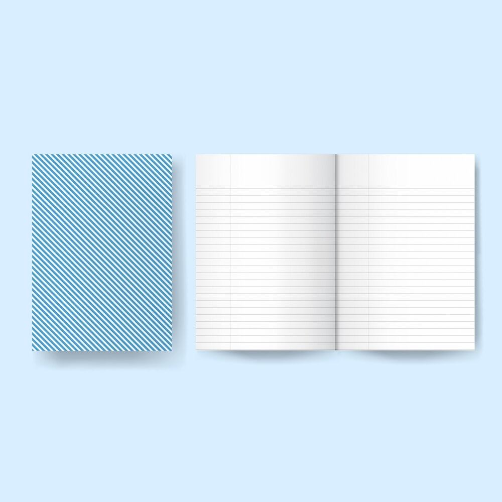 Notebook Blu pagine rigate