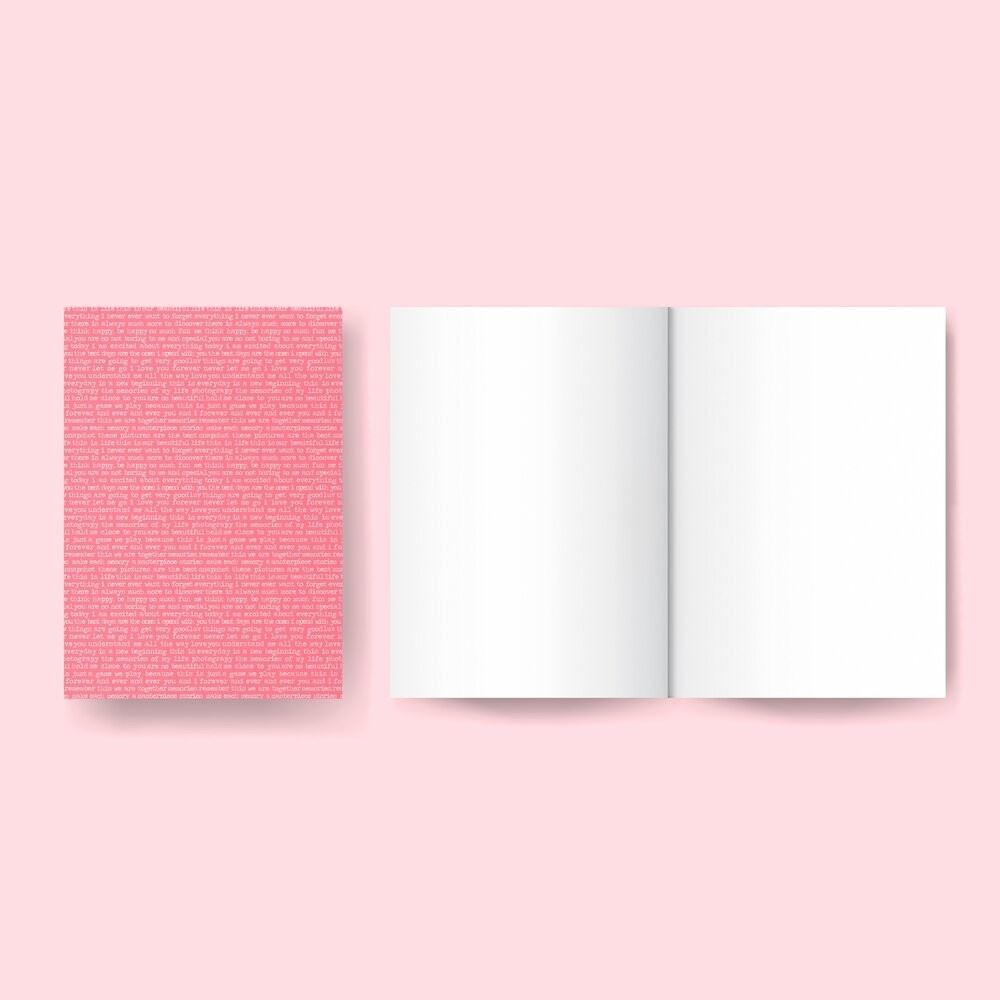 Notebook Rosa pagine a quadri