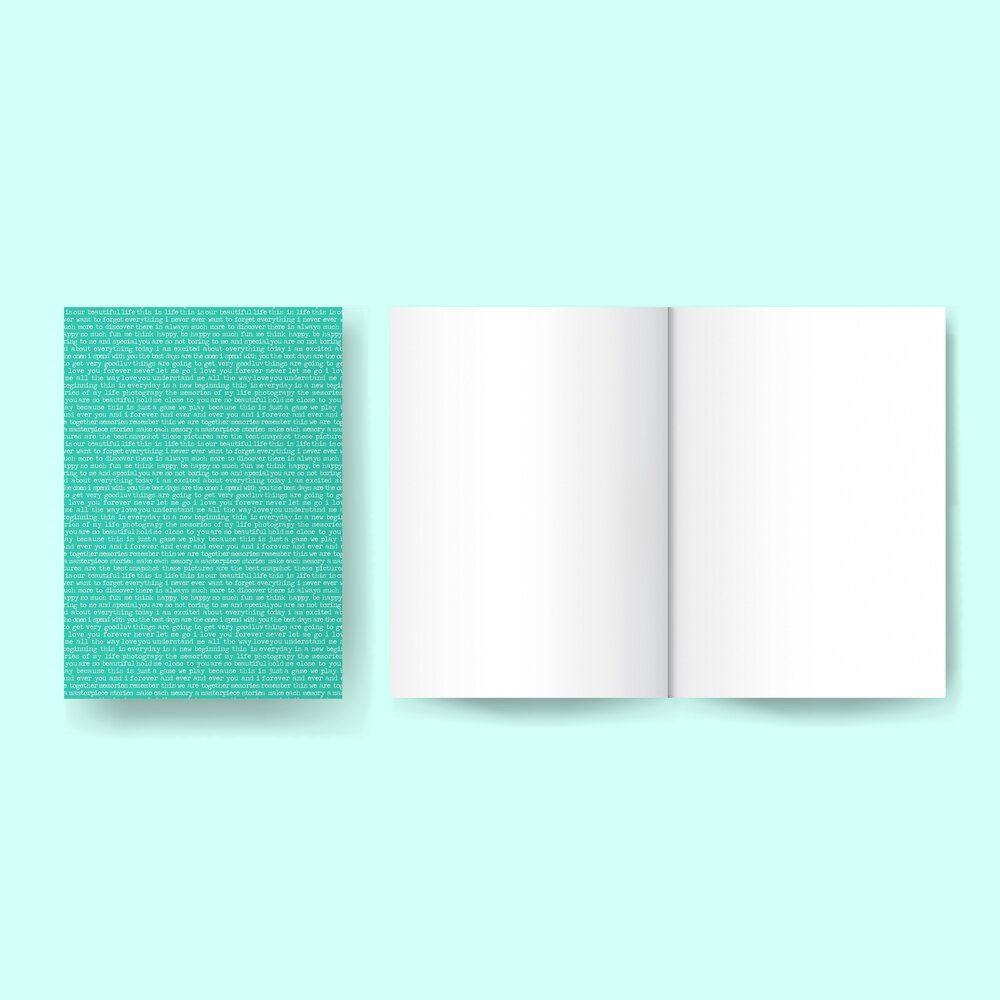 Notebook Verde pagine bianche