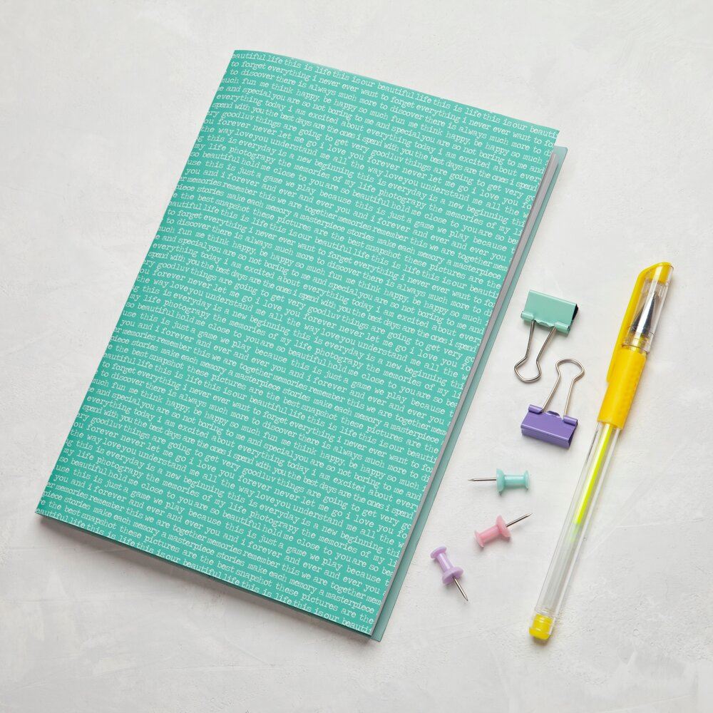 Notebook Verde pagine bianche