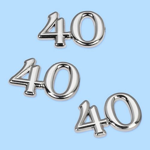 Numero 40 argento
