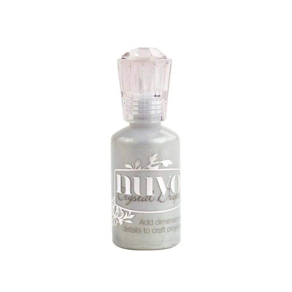Nuvo Crystal Drops Metallic Silver