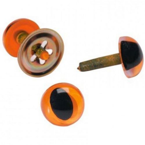 Occhi di gatto in plastica mm 12