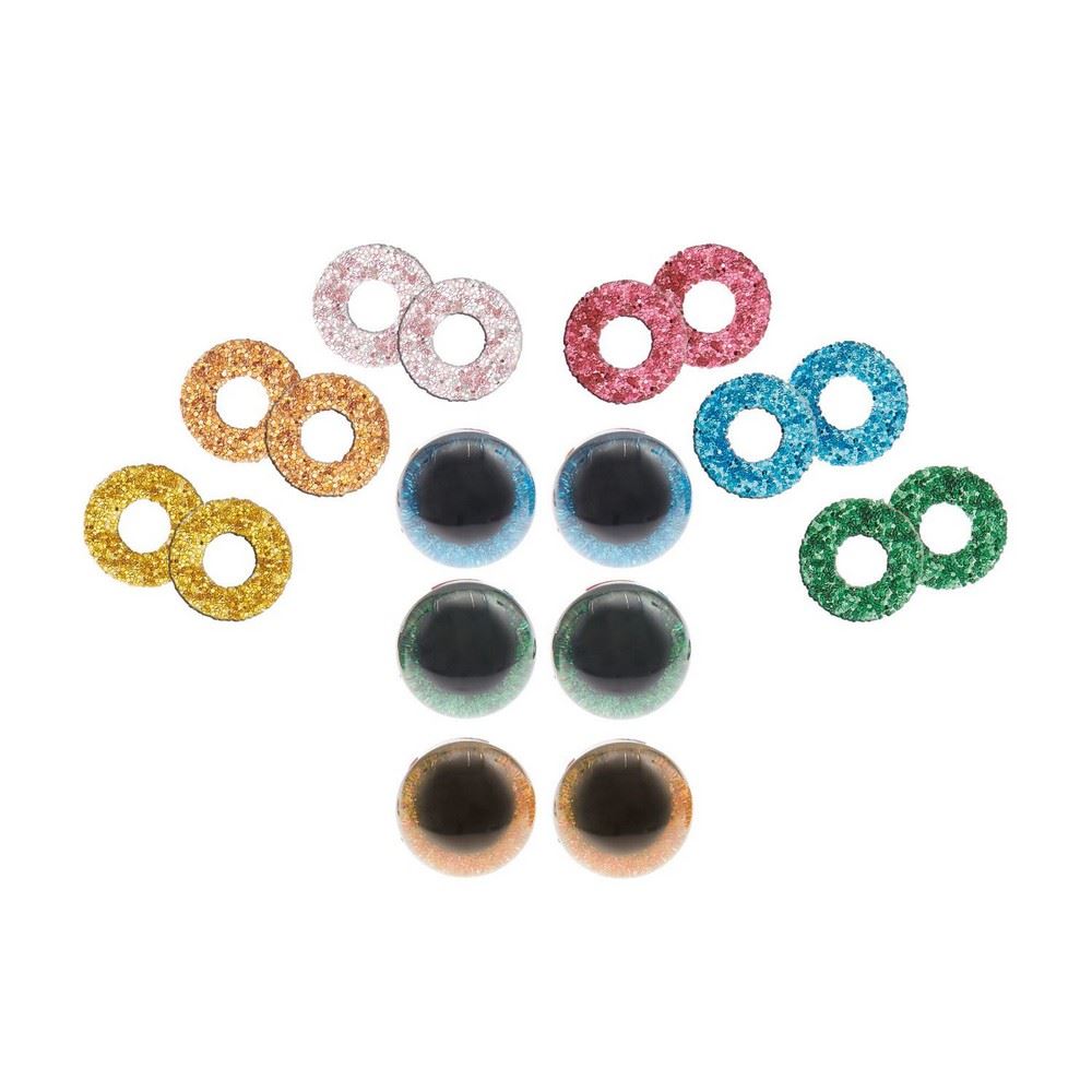 Occhi per peluches personalizzabili 9 mm