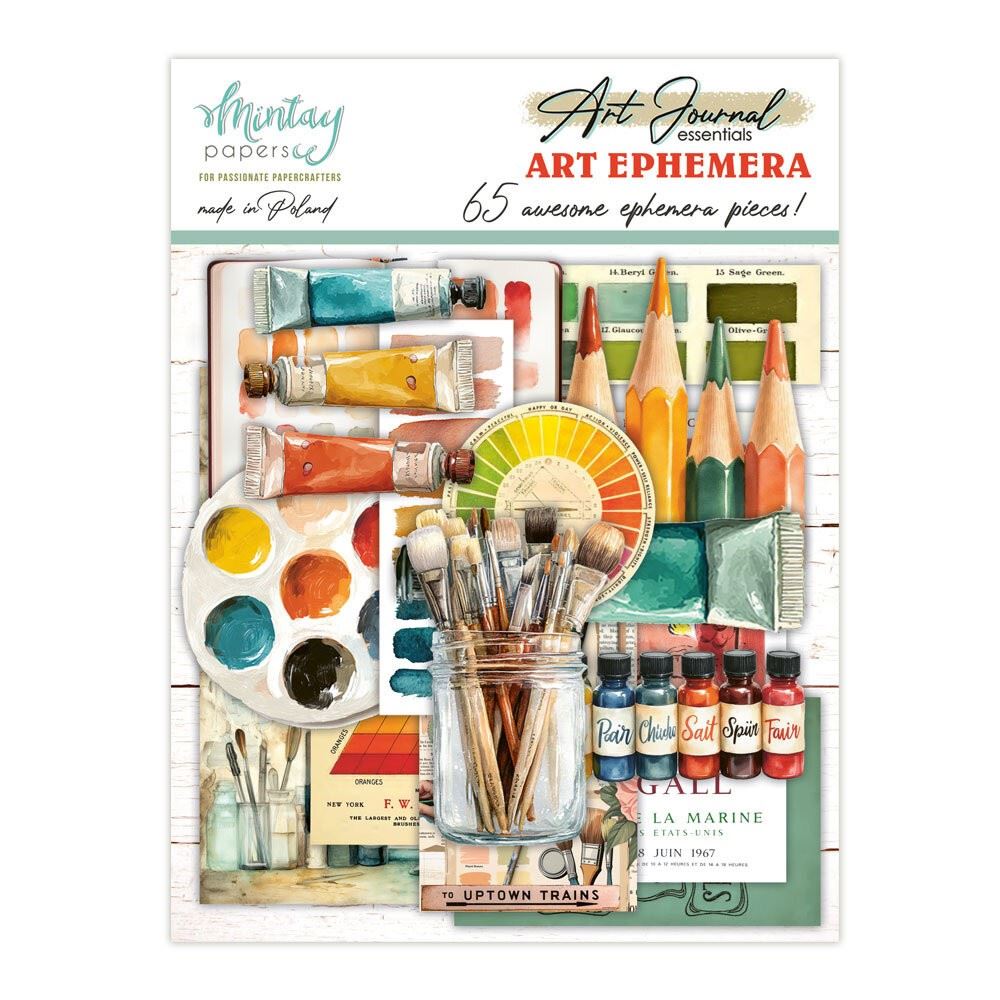 Art Journal Ephemera Pack Art