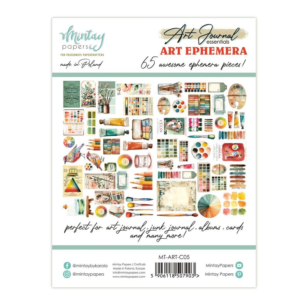 Art Journal Ephemera Pack Art