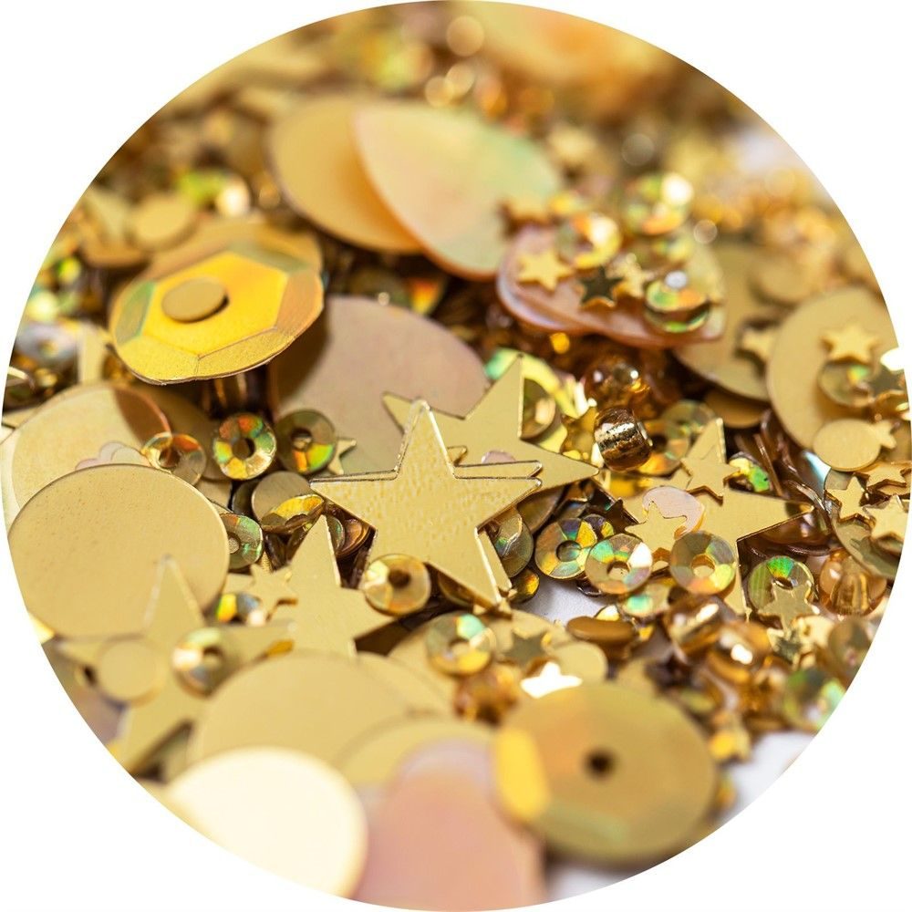 Paillettes e Perline decorative Gold