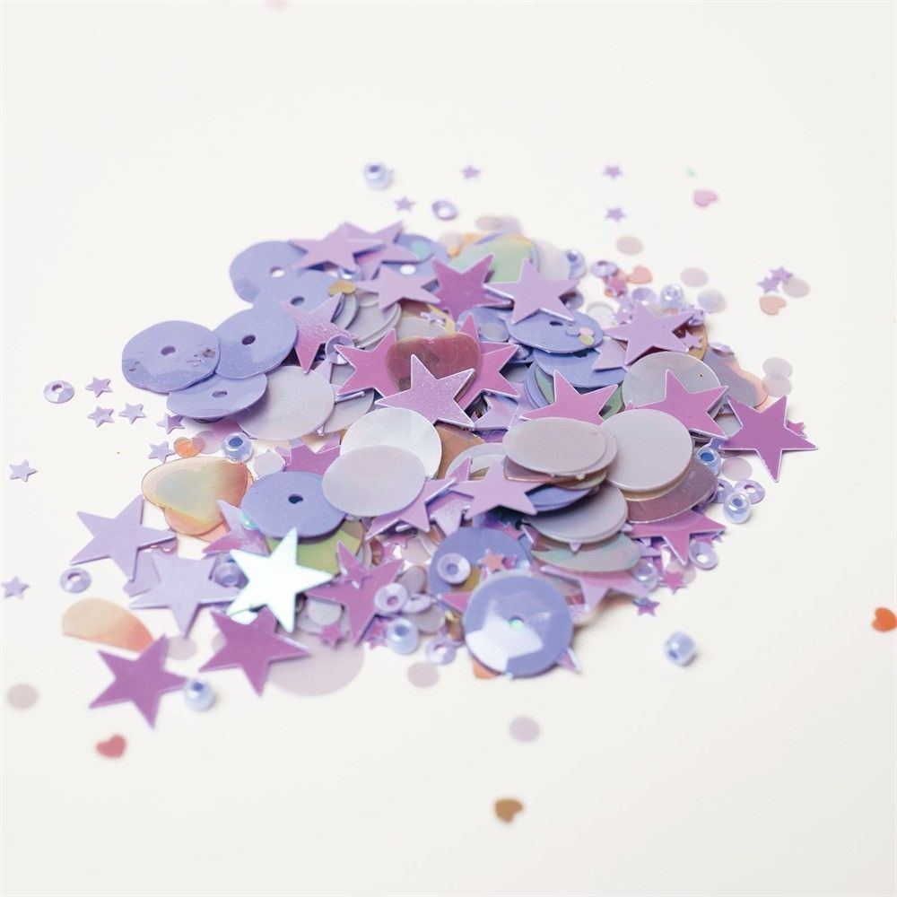 Paillettes e Perline decorative Lavender Dust