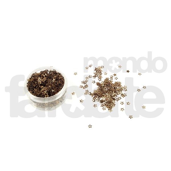 Paillettes stelle colore Bronzo