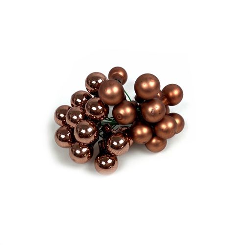 Palline di vetro Cognac