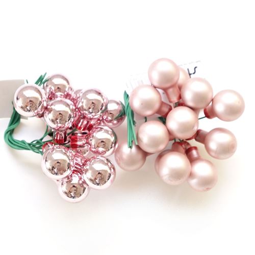 Palline di vetro Rosa