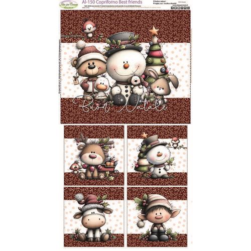 Copriforno e Presine Best Friends 