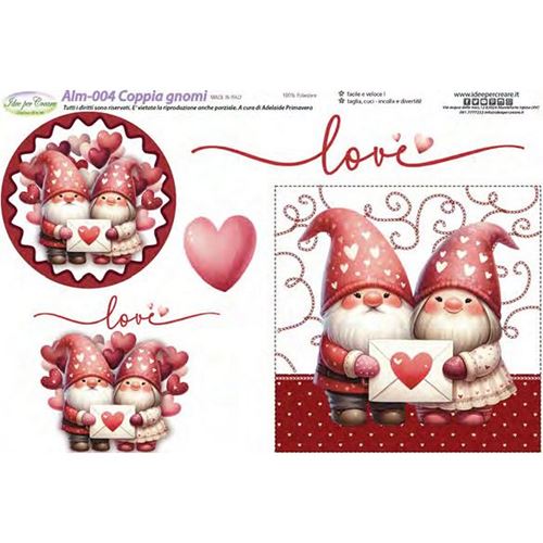 Pannello Coppia Gnomi
