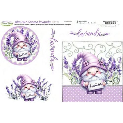 Pannello Gnomo Lavanda