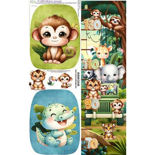 Pannello Metro Jungle Misura Crescita