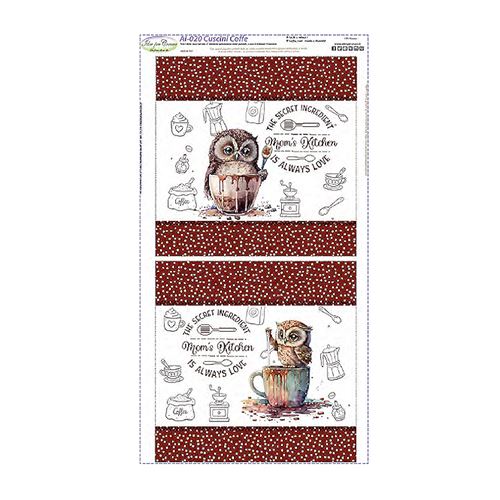 Pannello Stampato Cuscini Coffe