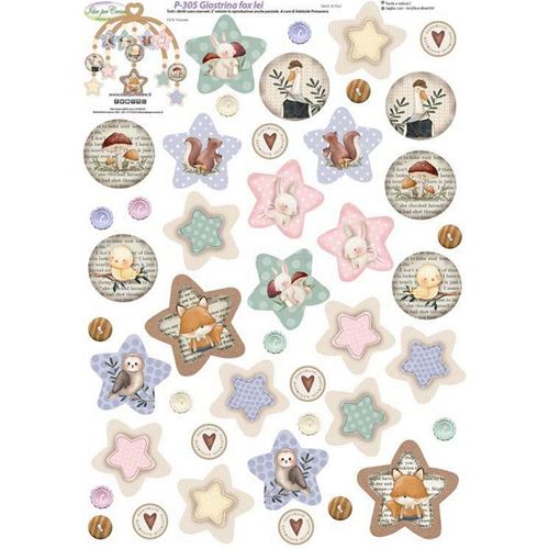 Pannello Stampato Giostrina Fox Lei