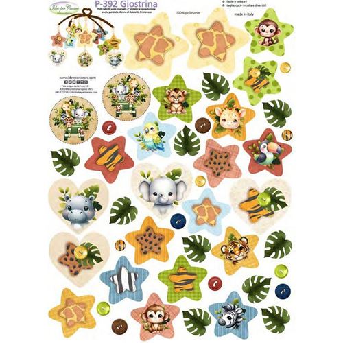 Pannello Stampato Giostrina Safari