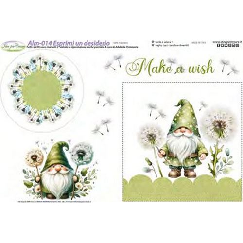 Pannello Tessuto Esprimi un desiderio