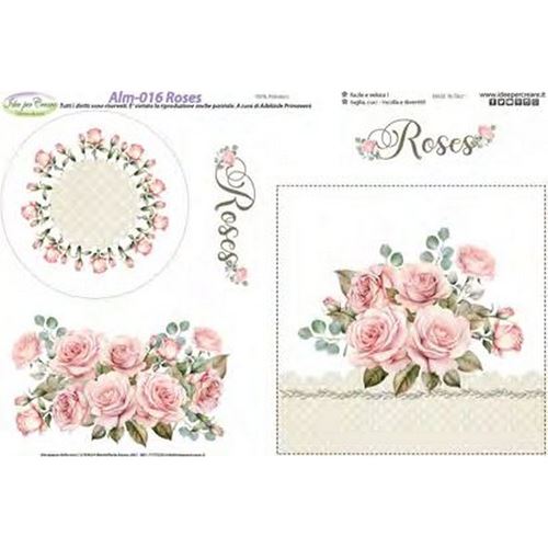 Pannello Tessuto Roses