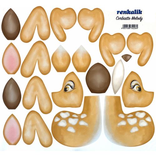 Panno Kraft 3D Cerbiatto Melody Renkalik